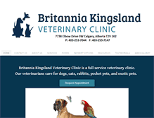 Tablet Screenshot of calgaryvet.com